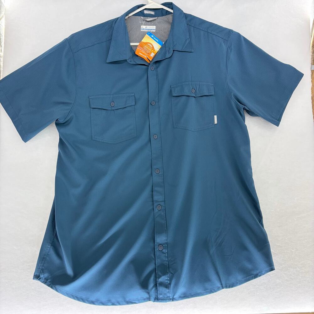 Columbia Silver Ridge Men's XL Shirt NWT ☀️ UPF 40 Vented